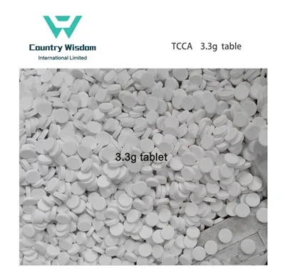 Chiny Profesjonalny producent TCCA 3,3 g tabletek chemikaliów do basenów